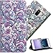 Produktbild COTDINFOR Samsung Galaxy A6 2018 Hülle für Mädchen Lederhülle für Galaxy A6 2018 3D-Effekt Painted Premium PU-Leder Hülle cool Schutzhülle Premium PU Leder Flip Case Protective Cover Bookcase Handy Tasche Schale mit Magnet Standfunktion Etui für Samsung Galaxy A6 2018 Whirlpool Pattern YX.