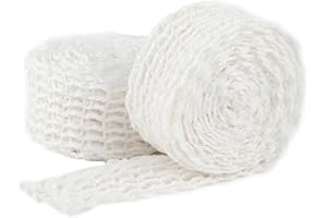 SANGCCA Elastic Oven Mesh 2 Rolls Roasting Net Kitchen Mesh Meat Mesh 300cm Multifunctional Kitchen Accessory for Roasting, Cooking and Storing Meat, Ham and Sausages