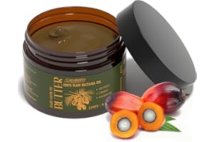 SALUBRITO Batana Bio Olejek 120 g, 100% Czysty, Surowy do Pielęgnacji Włosów i Skóry, Głęboko Przylegająca Skóra Głowy, Naturalny dla Mężczyzn i Kobiet