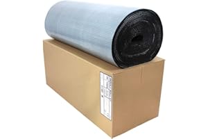 INSUL-TUBE Dämmmatte selbstklebend Kautschuk Isoliermatte 9mm Dämmdicke Dämmung Isolierung 1m² - 15m² - Markenqualität Insul-Roll XT (Dämmplatte selbstklebend 9mm - 15m² 1 Karton)