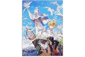 CosplayStudio Poster di alta qualità The Promised Neverland, su lastra di schiuma rigida, 30 x 42 cm, motivo: Libertà