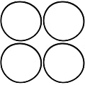 AS Axis Spindleon Lot de 4 Courroies de Lecteur CD Largeur 1,5 mm Diamètre Intérieur 35 mm Compatible avec Lecteurs CD et Cassette