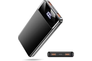 OHOVIV Power Bank Fast Charging 12000mAh, Portable Charger PD22.5W, PD3.0 QC4.0 USB-C/USB-A Output, Phone Battery Pack for iPhone 16 15 14 13 Plus Pro Max Mini,Glaxy,Xiaomi