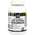 NutraKing Multivitamin Tablets for Women - 31 Multivitamins for Women with Minerals, Vitamins A, B, C, D, E, K, Iron and CoQ10, Easy to Swallow Vitamin Pills (96 Capsules (Tub))