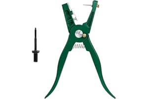 Fippy Universal Ear Tag Plier Livestock Animal EarTag Pliers with Spare Pin Identification Animal Ear Tag for Installing Goat Pigs Cattle Sheep Ear Tags (Green)