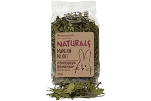 Rosewood Naturals Dandelion Delight, Small Animal Treat for Rabbits, Guinea Pigs, Chinchillas and Degus, 100g