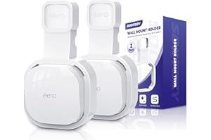 SOOTOZY Support mural pour eero 6 et pour routeur eero 6+ Système Wi-Fi maillé – Pas de fils désordonnés, support mural pour rallonge eero 6 Plus, support de support pour eero 6+ (blanc)