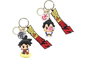 simyron Portachiavi a Cartoni Animati 2 Pcs 3D Anime Portachiavi Mini Portachiavi Creativo Ornamento Regalo Auto Portachiavi Borsa Coppia Ciondolo Accessori per Borsa Ragazzo e Ra