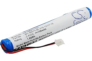 BORNMIO CS-GMW117SL Batteries 700mAh Compatible avec [Garmin] 010-01248-00, gWind Wireless, gWind Wireless Transducer, Wind Sensor remplace 010-12117-10, 361-00075-00