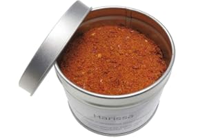 SOUK DU MAROC Harissa orientalna mieszanka przypraw, oryginalna mieszanka Maroka, 70 g, oryginalna mieszanka przypraw do taginy, kuskusu, mięsa, drobiu, ryb, warzyw i potraw ryżowych, wegetariańska