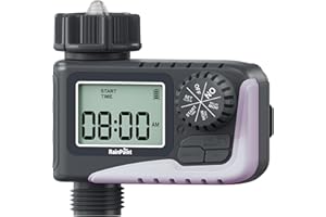 RAINPOINT Ordenador de riego 517, sistema automático con programas de riego para jardín