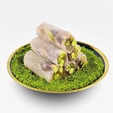 K&ouml;ksan Antep Pistachio Wick Turkish Delight &ndash; Additive-Free, Traditional (1000 gr, Plain)