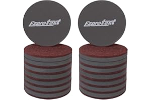 Ezprotekt Deslizadores de muebles de 89 mm redondos de fieltro deslizadores para muebles de 89 mm, almohadillas para protección de suelos de madera dura y todas las superficies duras