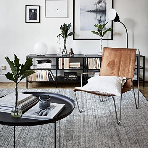 DCY Rug Modern hand-woven wool and silk carpets plain living room coffee table area rug , 300cm * 400cm , gray