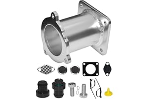 KAOLALI Kit di bypass della valvola EGR per E87 E90 E92 E93 E60 E61, Kit di bypass EGR in alluminio per 320D 325D 330D 525D 530D 520I X3 X6 X5