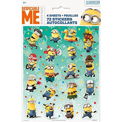 Minions – Sticker / Aufkleber-Set – Ich einfach unverbesserlich - Geburtstag & Party