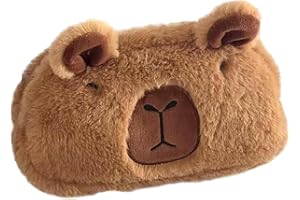 Mrltau Capybara Stationary Pencil Case, marrón, large, Estilo E