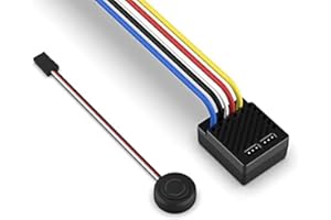 ISDT ESC70 70A Automodell Brushed Regolatore di Marcia (2-3S) Motore ESC Regolatore di velocità elettronico Impermeabile Auto RC/uggies/Camion/Rock Crawler 1:10 1:8 Controllo Bluetooth App