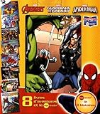 Image de Coffret Marvel Avengers, Gardian of the Galaxy, Spider-Man : 8 livres d'aventures et le Me Reader : Equipe intergalactique ! ; Danger : Docteur ... l'