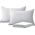 Moonlight Bedding Pillow Cases 2 Pack – Silver Pillowcases Envelope Closure Super Soft Brushed Microfiber Standard House Wife Pillow Covers, (50 X 75 CM)