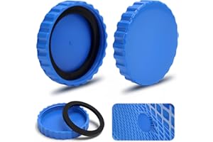 TYBYBB 2 Stück Winterstopfen Winterverschluss Pool Set für Intex and Bestway Pools Winterstopfen Winter Verschlusskappe Abdeckung Pool Stopfen Winterverschluss mit Passenden Dichtungen