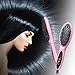 LONGKO Hair Straightener Straightening Brush - Hair Straightening Brush Ceramic Straightener Comb Adjustable 450?/230? Temperature 30min Timer Auto Lock for Smooth Silky Hair Styling Salon (Pink)
