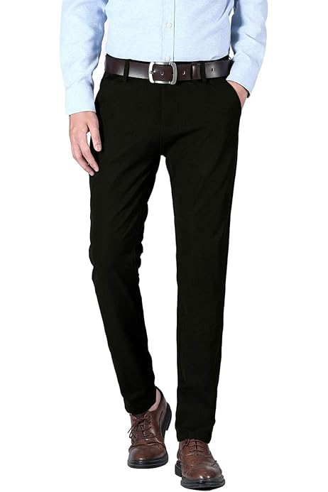 Stretch Dress Pants Slim Fit 