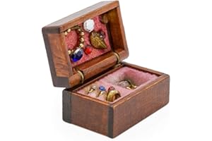 Odoria Miniature 1/12 Boîte à Bijoux Accessoire Maison de Poupée, A