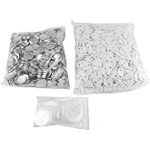 1000 Round Badge Buttons in 32 mm, Badge Button Pieces, No Machine, Used for Making Commemorative Badges and DIY