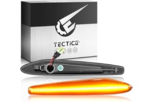 TECTICO indicatori di direzione,freccia auto,Indicatori di direzione laterali ambra 12V SMD con funzione dinamica Compatibile con Alfa Romeo 159/159 Sportwagon/Boera/Spider type 939,2 pezzi