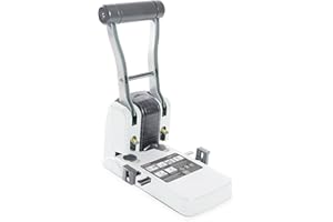 ‎RAPESCO Rapesco 1404 Germ-Savvy Antibakteriell, ECO P1100 Kraftlocher, 100 Blatt, Soft Weiß