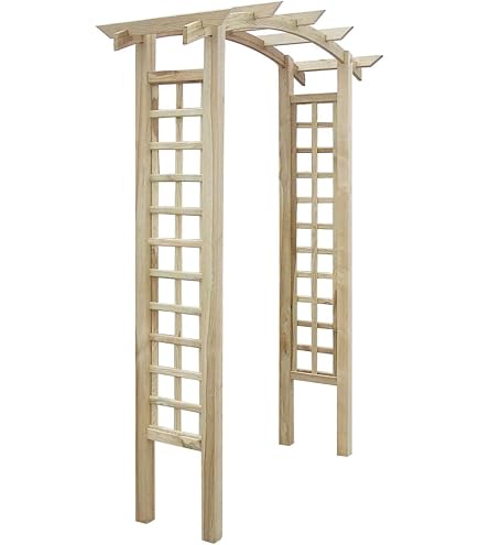 vidaXL Rosenbogen, Gartenbogen fr Garten Terrasse, Rankhilfe fr  Kletterpflanzen, Torbogen Rosenspalier Rosenrankhilfe Pergola, Bambus :  Amazon.de: Garten