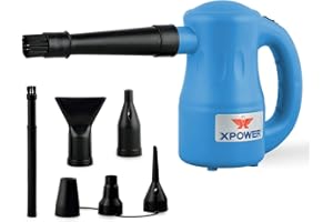 XPOWER A-2 Multi Electric Computer Duster Dryer Air Pump Air Spray Blower Vacuums (Blue)