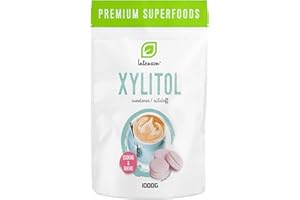 Intenson - Xylitol 1 kg | Substitut de Sucre 100% Naturel | Édulcorant Végétal | Faible Indice Glycémique | Faible en Calories