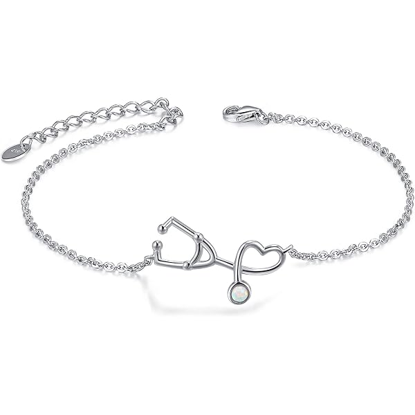 Women's Adjustable Stainless Steel Cross Bracelet With Clear Cubic Zirconia – Lobster Clasp, Chain Style