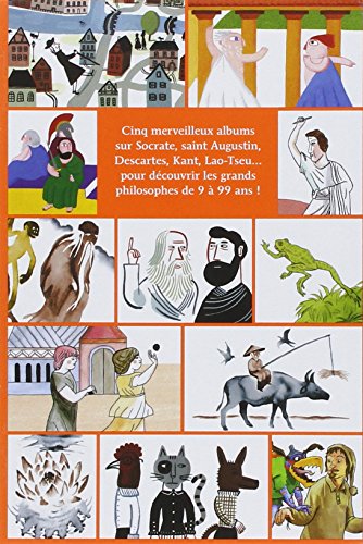 Les petits Platons : Coffret en 5 volumes : Socrate - Saint Augustin - Descartes - Kant - Lao-Tseu
