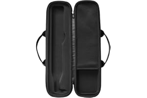LIROPAU Reise Tasche kompatibel mit Dyson Airstrait HT01 Haarglätter, Portable Shockproof Reisen Lagerung Tasche - Schwarz