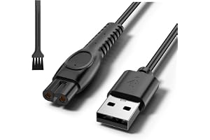 5 V USB-laddningskabel lämplig för Philips One Blade 360 QP2824, QP2834, QP2734, QP2724, QP1924, QP4631, MG7962, S5889, QP6652, MG7930, MG5950, MG3946, MG7931, BT7670 Body Trimmer rakapparat kabel (5