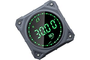 Wigearss Inclinomètre Numérique Rapporteur 2 * 180°, Rapporteur d'Angle Digital à 4 Faces Magnétiques, Niveau d'Angle Numérique pour Menuiserie, Bâtiment, Construction