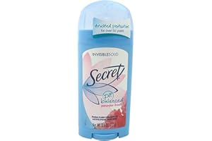 Secret Invisible Solid Anti-Transpirant und Deodorant, Puderfrisch, 75 ml, 6 Stück