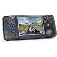 Handheld Game Console , Retro game console 3 Inch IPS Screen Built-in 3000 classic game console (Transparent Black)
