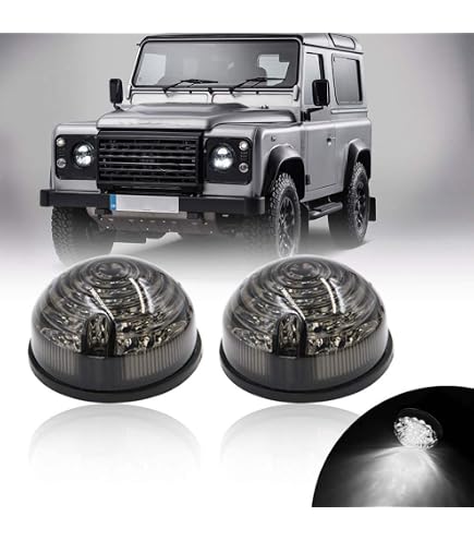 NSLUMO Fanale Posteriore LED Con Lente Fumé Per Land Rover Defender 90/110 (1983-2016) – Stop E Luce Coda - 2