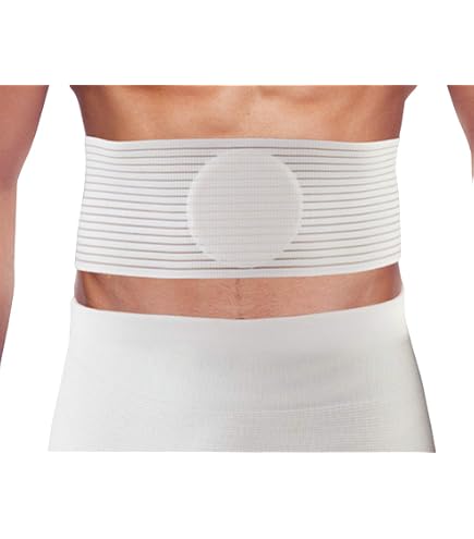 Fascia per Ernia Ombelicale Uomo e Donna, Fascia Elastica Addominale per Uomo, Allevia Rapidamente Il Dolore(X-Large