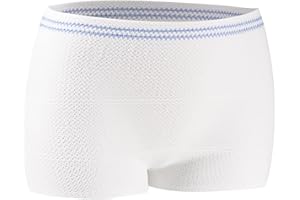 CARER SPARK Carer Jednorazowe spodnie, damskie majtki siatkowe, spodnie siatkowe, dla kobiet w ciąży, odzyskiwaniu w C, nietrzymaniu moczu, w podróży