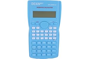 DPOFIRS Kalkulatory Naukowe, 12-cyfrowy, Wielofunkcyjny Różowy Kalkulator dla Uczniów, Nauczycieli, Specjalistów w Biznesie, Przybory Szkolne, Prezenty (Niebieski)