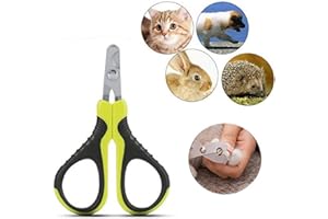 SMANDY Krallenschere Katzen Hund Krallenzange Haustier Nagelknipser Tragbare Professionelle Klaue Schere Trimmer Grinder Cutter für Nager Katzen Hunde Welpen, Katzen, Hasen und Meerschweinchen