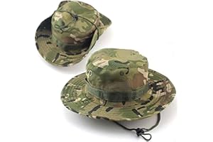 Field Sports Online Multicam Camouflage Boonie Hat Bush Jungle Wide Brim Army Military Sun Cap Cadet Bucket MTP Airsoft Camo