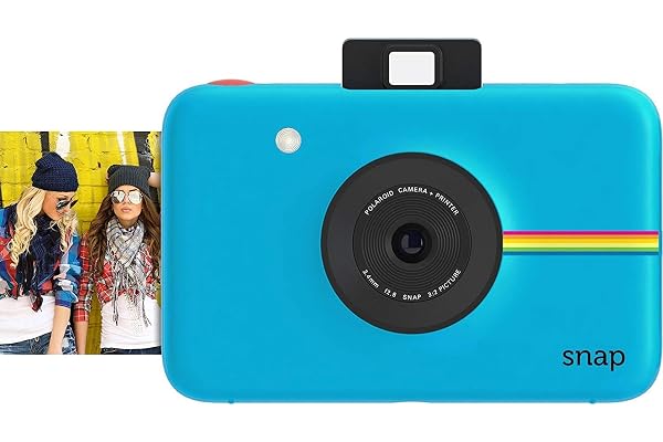 Polaroid Snap Instant Digital Camera (Blue) with ZINK Zero Ink Printing Technology