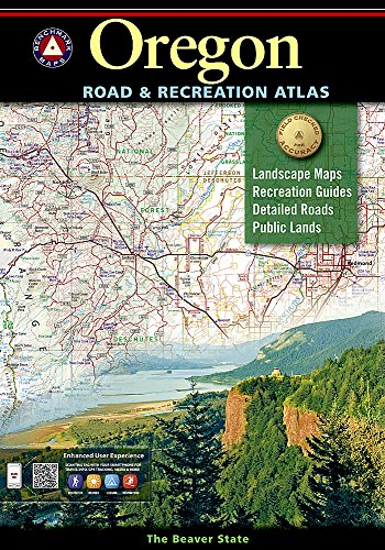 Benchmark Oregon Road & Recreation Atlas: Pacific Wonderland livre