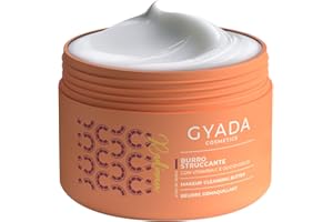 GYADA COSMETICS, Radiance Burro Struccante, Nuova Formula, Rimuove anche il Make-up Waterproof, Non Unge, Texture fondente, Con Vitamina C e Olio di Cocco, 200 ml